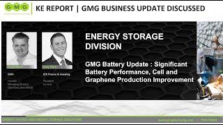 GMG | KE Report: Significant Battery Performance, Cell and Graphene Production Improvements