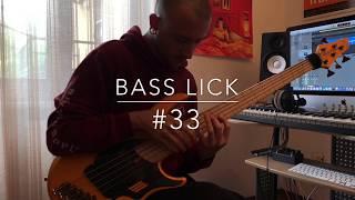 Tapping bass lick #33 [Tabs on Patreon]