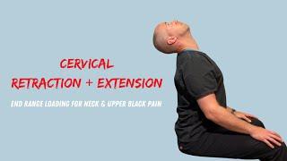 Most relieving neck pain exercise! Cervical Spine Retraction & Extension - Mckenzie Method