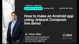 How to make an Android app using Jetpack Compose: live interactive developer webinar