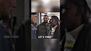 Khamzat almost fights BACKSTAGE with Buckley thinks he is a Fan #khamzatchimaev #borz #viral #fyp