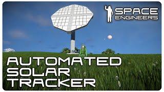 Space Engineers Tutorial How to Make An Automatic Solar Array That Tracks The Sun