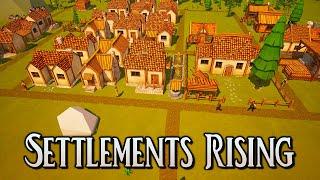 An EPIC New MEDIEVAL Builder - Settlements Rising ep 1