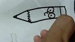  Cute Pencil Drawing Tutorial ️️Seekho kaise ek simple aur funny pencil face draw kiya jaata hai!