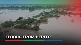 DRONE VIDEO: Severe flooding caused by Pepito