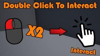 How To Double Click To Interact - Unreal Engine Tutorial