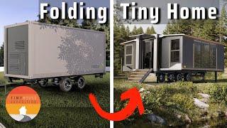 Foldable EXPANDING Tiny House on Wheels - unfolds to 22 ft wide! 