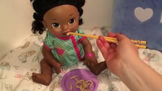 Baby Alive Super Snackin Sara Playdoh Doll Noodles Food and Bottle