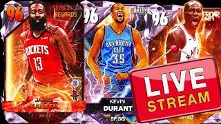 "NBA 2K25 MyTeam Season 2 Promo Pink Diamond James Harden Kevin Durant Incoming"