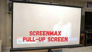 SCREENMAX Pull-Up 80-inch Projector Screen Review