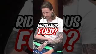 ridiculous fold or great lay down in $22k pot?  #poker #pokerhand #pokerhands