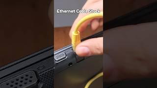 Ethernet Cable Stuck in #Lenovo #Laptop Solution