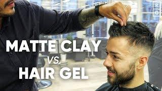 Using Matte Clay vs Hair Gel For A Natural Look