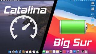 macOS Big Sur vs. Catalina Speed & Battery Life Comparison! (Public Beta)