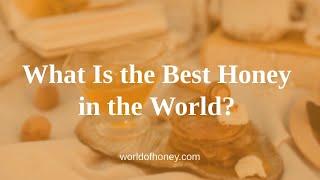 What is the Best Honey in the World?