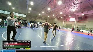 HS Boys 160 Nathan Cruz CALIFORNIA GRAPPLERS Vs Colten Gundersen Unattached