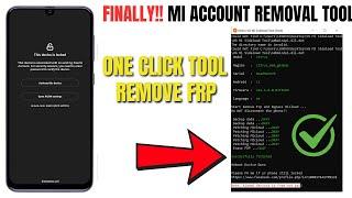 Redmi/Xiaomi Mi Account Remove Permanent 2024 | Remi/Poco Mi Account 100% Free FRP Bypass Tool 