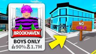 I CREATED A BROOKHAVEN only FOR BOYS