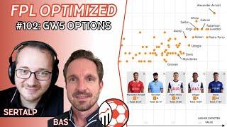 FPL Optimized Analytics Podcast | GW5 Options | Episode 102