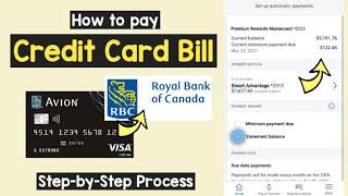 Pay RBC credit card bill online | RBC Pay CC Bill Online | RBC credit card Bill Payment Add Payee