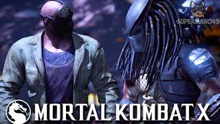 PREDATOR VS JASON! - Mortal Kombat X: "Predator" Gameplay