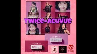 Twice×Acuvue korea