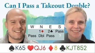 Can I Pass After Partner's Double? - with Bridget Rampton