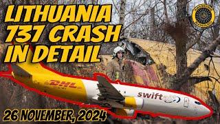 DHL 737 Crash Lithuania DETAILS