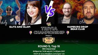 Glitz & Glam VS Hamburg Drop Bear Club | QuizWiz Trivia Championship - Round 5