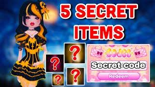 *HURRY* CLAIM THESE 5 *SECRET* ITEMS IN DRESS TO IMPRESS HALLOWEEN UPDATE 