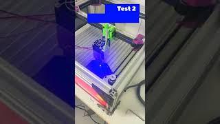 Core XY V-Slot Laser plotter test #diy #laser #corexy