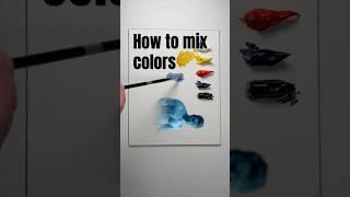 How I mix colors and make skin tones in oil paint #art #tutorial #painting #colormixing #howtopaint