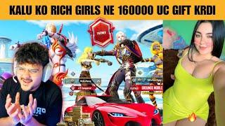 kalu ko mil gaya BGMI PARTNER TITLE | Random rich girl challenge me for chicken choko