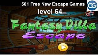 [Walkthrough] 501 Free New Escape Games level 64 - Fantasy villa Escape - Complete Game