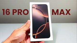 IPHONE 16 PRO MAX DESERT TITANIUM UNBOXING!!! (Official)