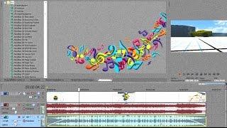 Как сделать затухание музыки в Sony Vegas Pro