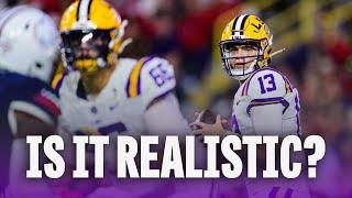 Why LSU Football Can Be A "Contender" | Realistic Path To CFB Playoff?