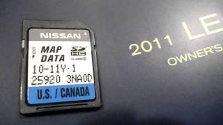 Nissan Leaf SD card - MAP DATA