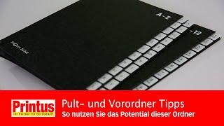 Pult- und Vorordner: Mit diesen Tipps schaffen Sie Ordnung