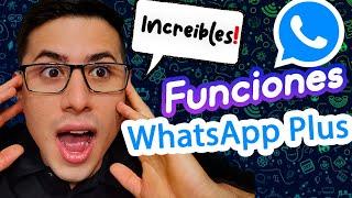 WHATSAPP PLUS FUNCIONES | Que FUNCIONES tiene WHATSAPP PLUS | 2023 | 