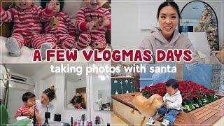 House to ourselves again + Taking photos with Santa | VLOGMAS DAY 18, 19, + 20