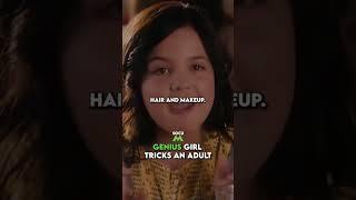 Genius girl tricks an adult.(Just Go With It)