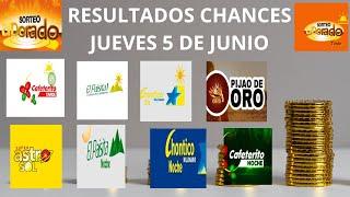 RESULTADOS CHANCES HOY: Dorado, Cafeterito, Paisita, Chontico, Pijao Astro Sol Jueves 5 junio 2025