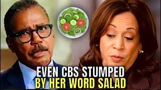 CBS Interviewer CAN’T BELIEVE the Word Salad  Kamala Harris is Serving Up!