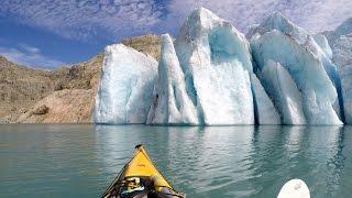 From fjord to glacier.  Kayaking in western Norway.  4k  H264