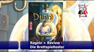 Djinn von Pegasus Spiele - Regeln + Review - Brettspiel - Die Brettspieltester