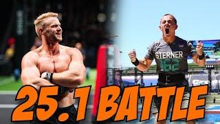 Dallin Pepper’s 348 vs George Sterner’s 341 in CrossFit Open 25.1