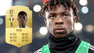 MOISE KEAN l FIFA 19 WONDERKID l RATING AND POTENTIAL