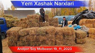 Yem-Xashak bozori Andijon Soy 19.11.2023