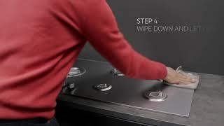 How To | clean your AEG stainless steel gas hob